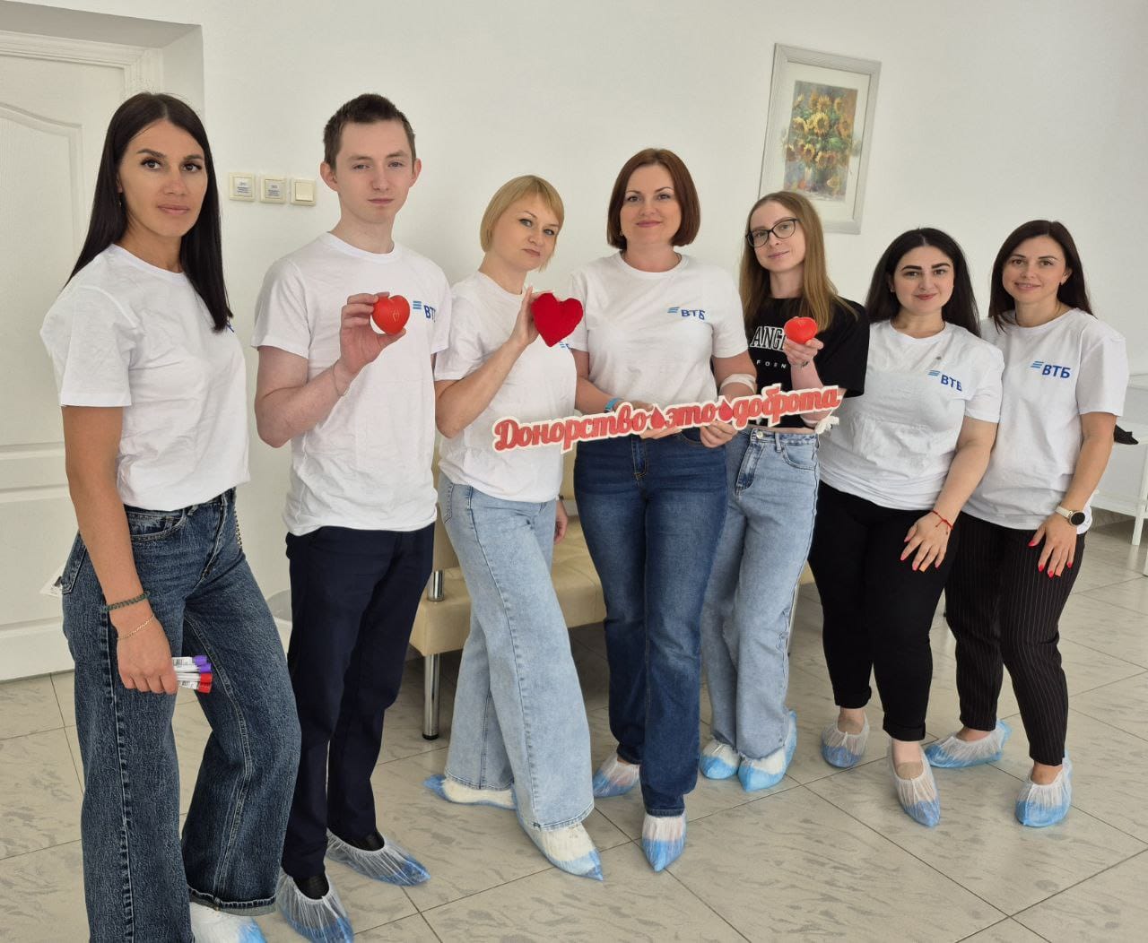 Корпоративная донорская акция для сотрудников офиса ВТБ